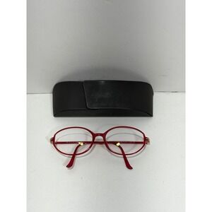 Silhouette SPX 1875 20 6101 Red Oval Eyeglasses Frames Made in Austria 53-16-135